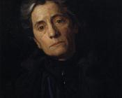 托马斯伊肯斯 - Portrait of Susan MacDowell Eakins, The Artist Wife